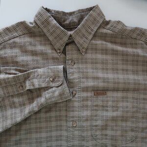 Men's Woolrich vintage button down flannel shirt Size XL Made In USA